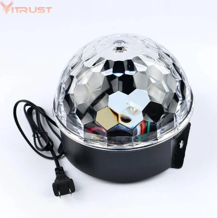 Magic Ball Stage Lights DJ Show Party Lighting Disco Bar Xmas RGB 9 lighting Color Laser Spotlights strobe Voice Control Sound