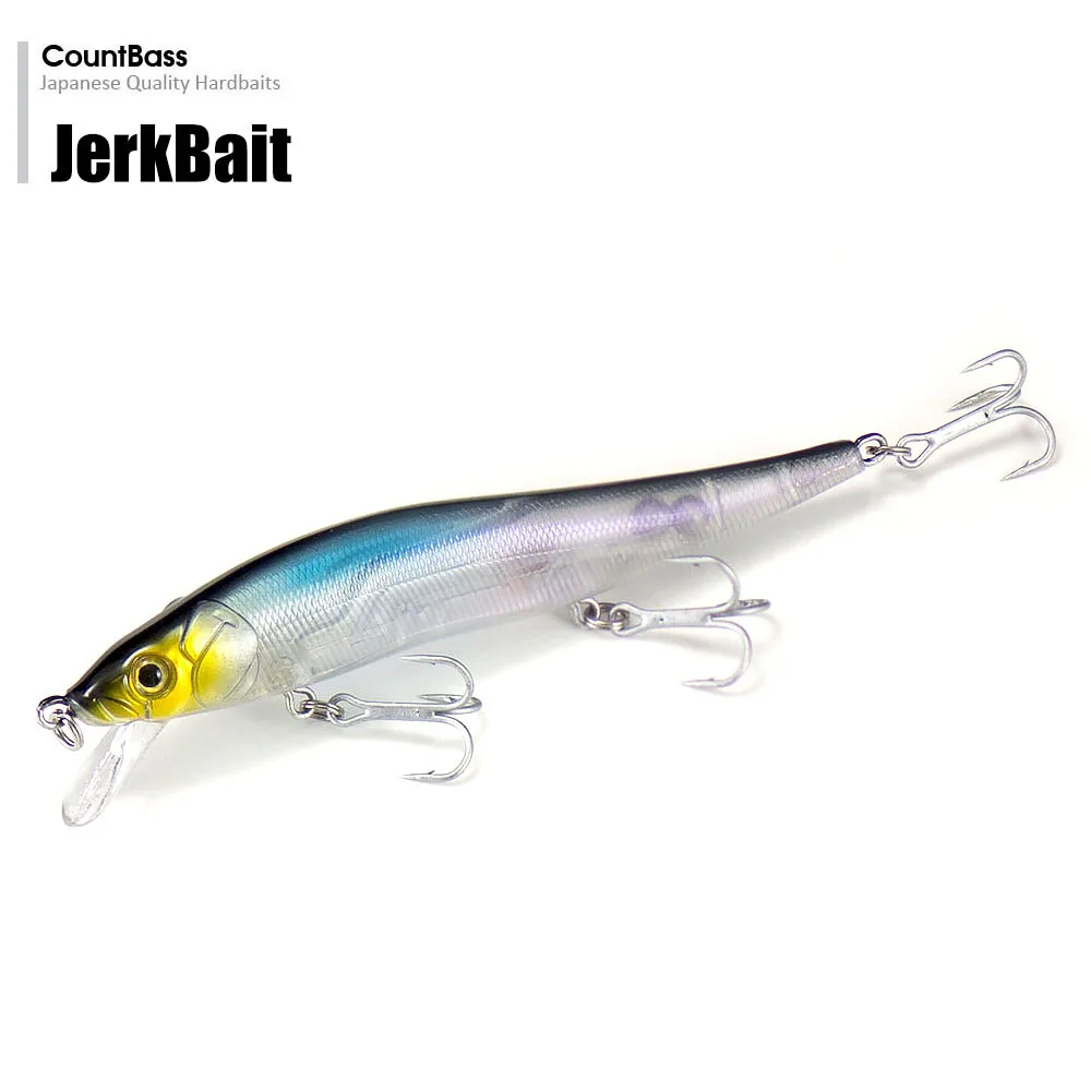 Countbass Floating Minnow 110 mm 4-21/64 Zoll 14 g 1/2 oz., Süßwasser-Kunststoff-Angelköder, Wobbler-Stecker-Hardbaits – Detail 3