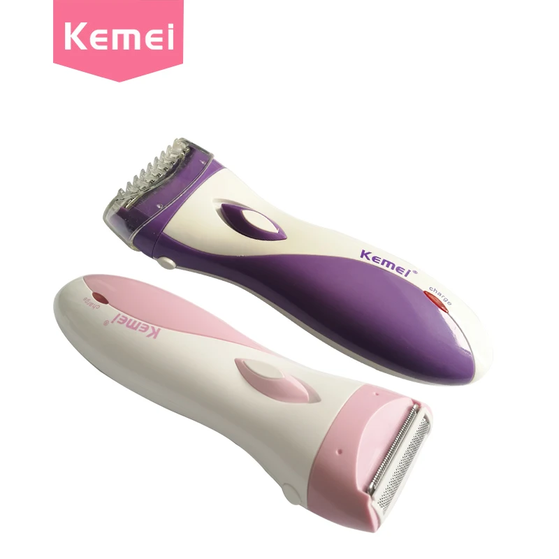 KEMEI Epilator Hair Removal Women Epilatori Bikinis Electric Body Trimmer for Women Lady Shaver Electric Shaver for Women Bikini