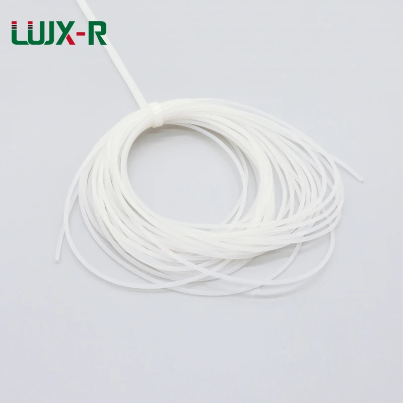 LUJX-R Silicone Seal Strip Round Dia. 1/1.5/2/2.5/3/3.5/4/4.5/5/5.5-20 mm Silicone Rubber Seal Strip O Type Solid Sealing Strips