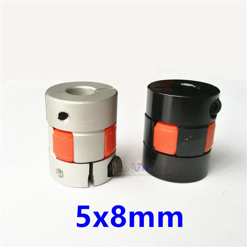 5x8mm Z axis Jaw Shaft Coupler for Reprap Creality CR-10 or other 3D printer 5mm To 8mm Flexible Coupling Router Connector