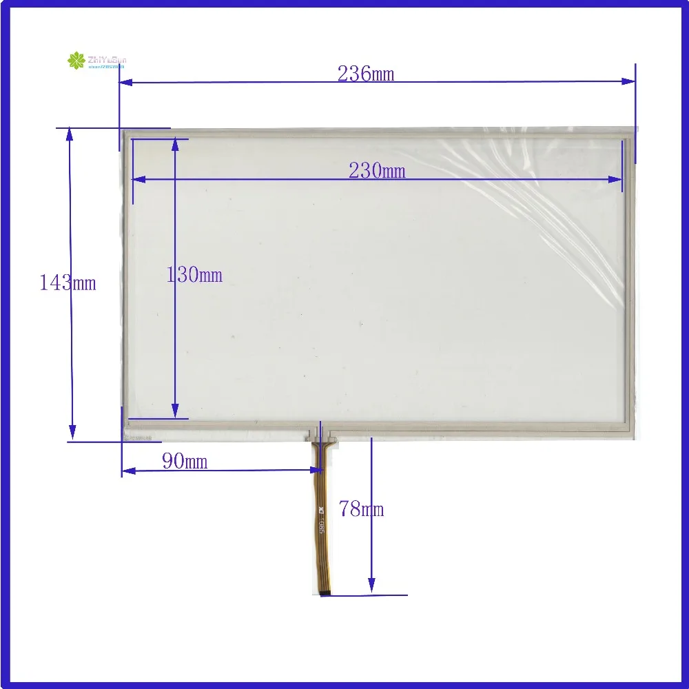 

TP1M0148 4 lins Touch Screen For GPS CAR 236mm*143mm touchsensor 236*143 touchglass digitizer this is compatible Industr