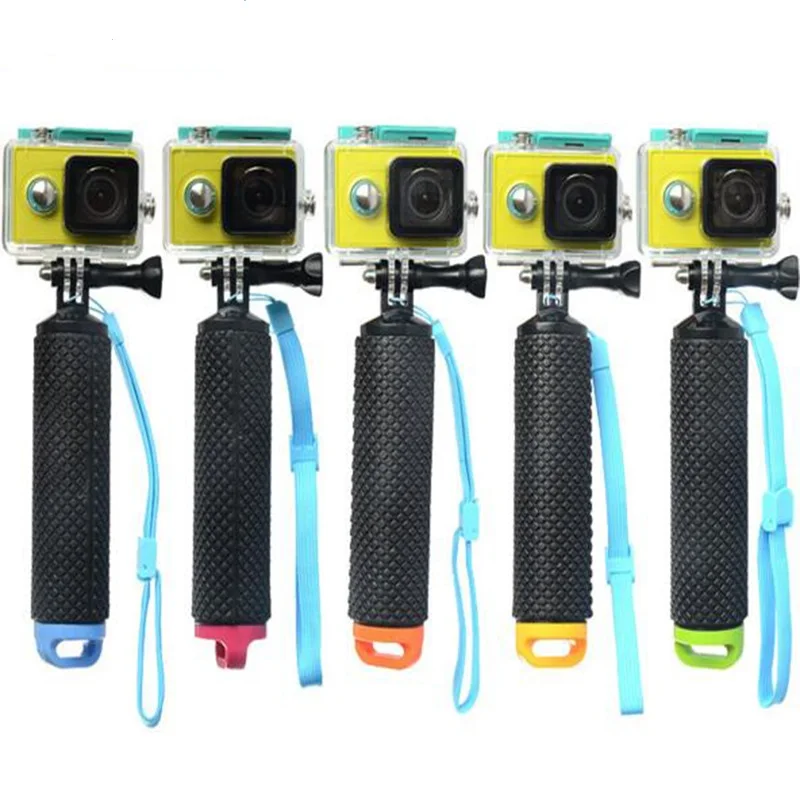 Foleto-수영 워터 플로팅 핸들 핸드 그립 셀카봉 삼각대 키트, sjcam 4k sj5000 6k 샤오미 yi 액세서리 스포츠 카메라