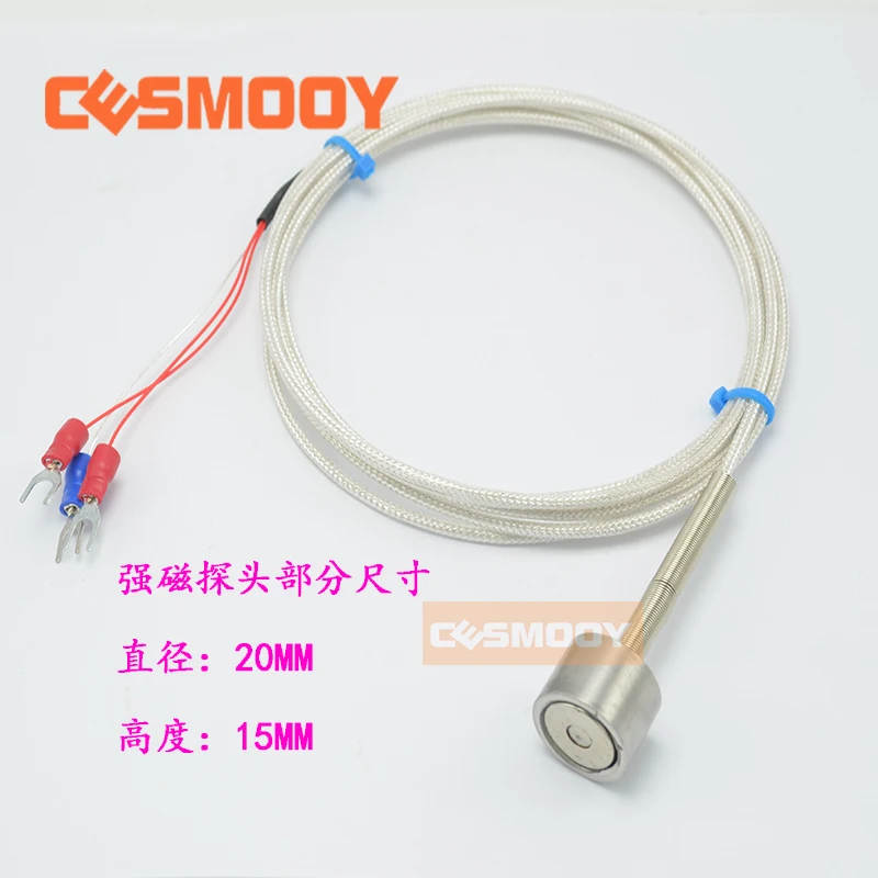 PT100 Strong Magnetic Thermal Resistance Stainless Steel Magnetic Adsorption Temperature Sensor