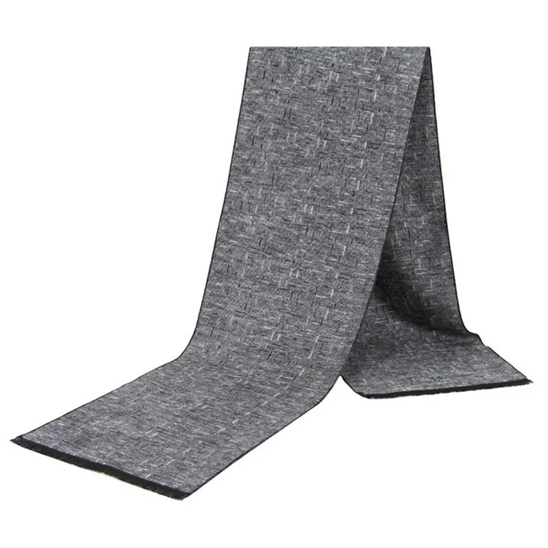 European style Luxury men's scarf business casual thick wool scarves imitation cashmere scarves Wrap Warm brushed men lattice