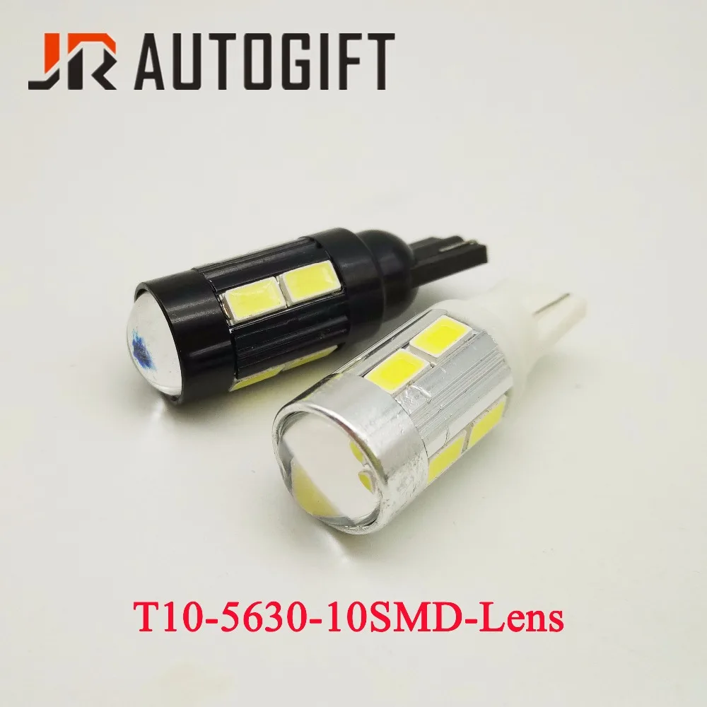 10x Auto Car bulbs T10 5630 10 SMD Len White 12V 24V W5W 194 5730 10LED Clearance lights Interior Parking side Lamp Car styling