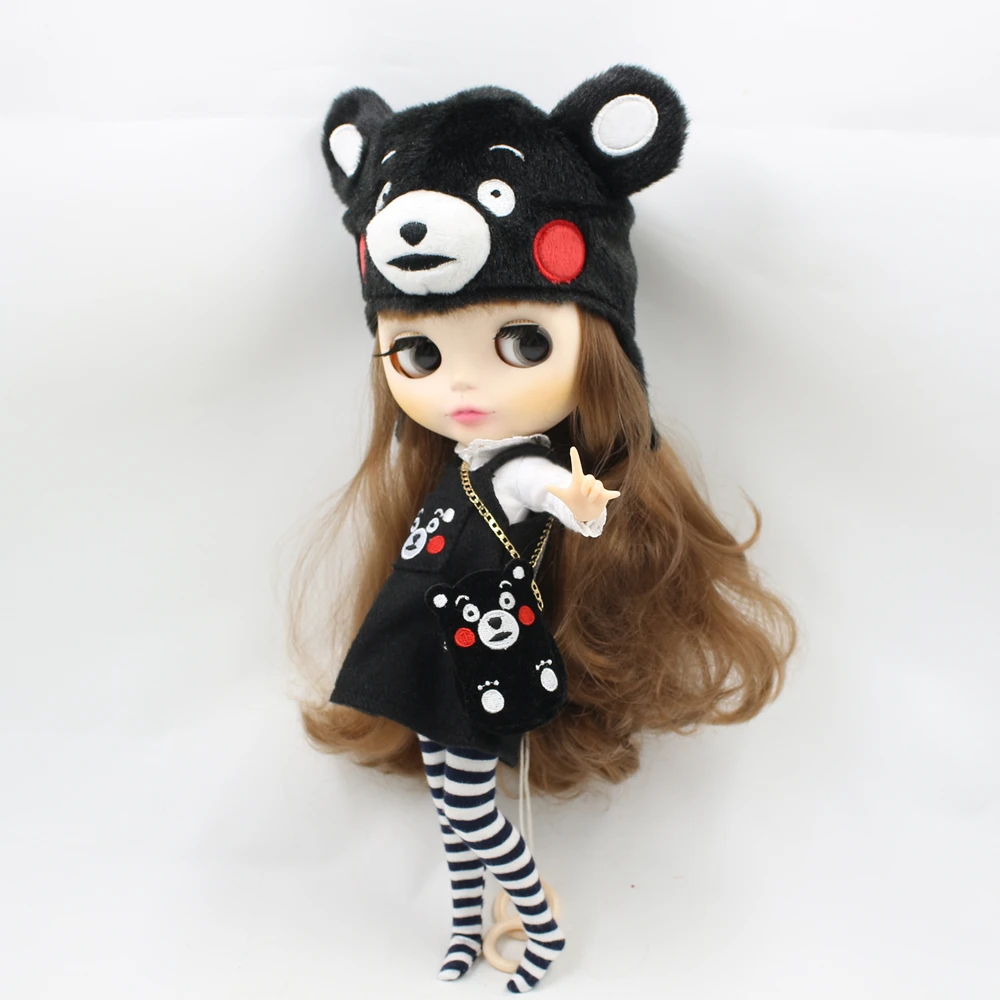 Fortune Days Blyth doll A set of Kumamon clothes comfortable warm and cute  for  1/6 BJD ICY DBS