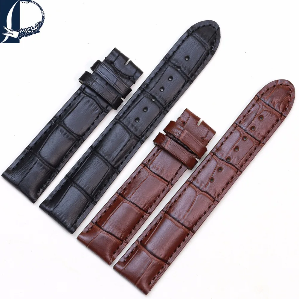 Pesno Suitable for Traditional U0107340/U0107116 Crocodile Leather/Calf Skin Leather Watch Band Men Watch Accessories