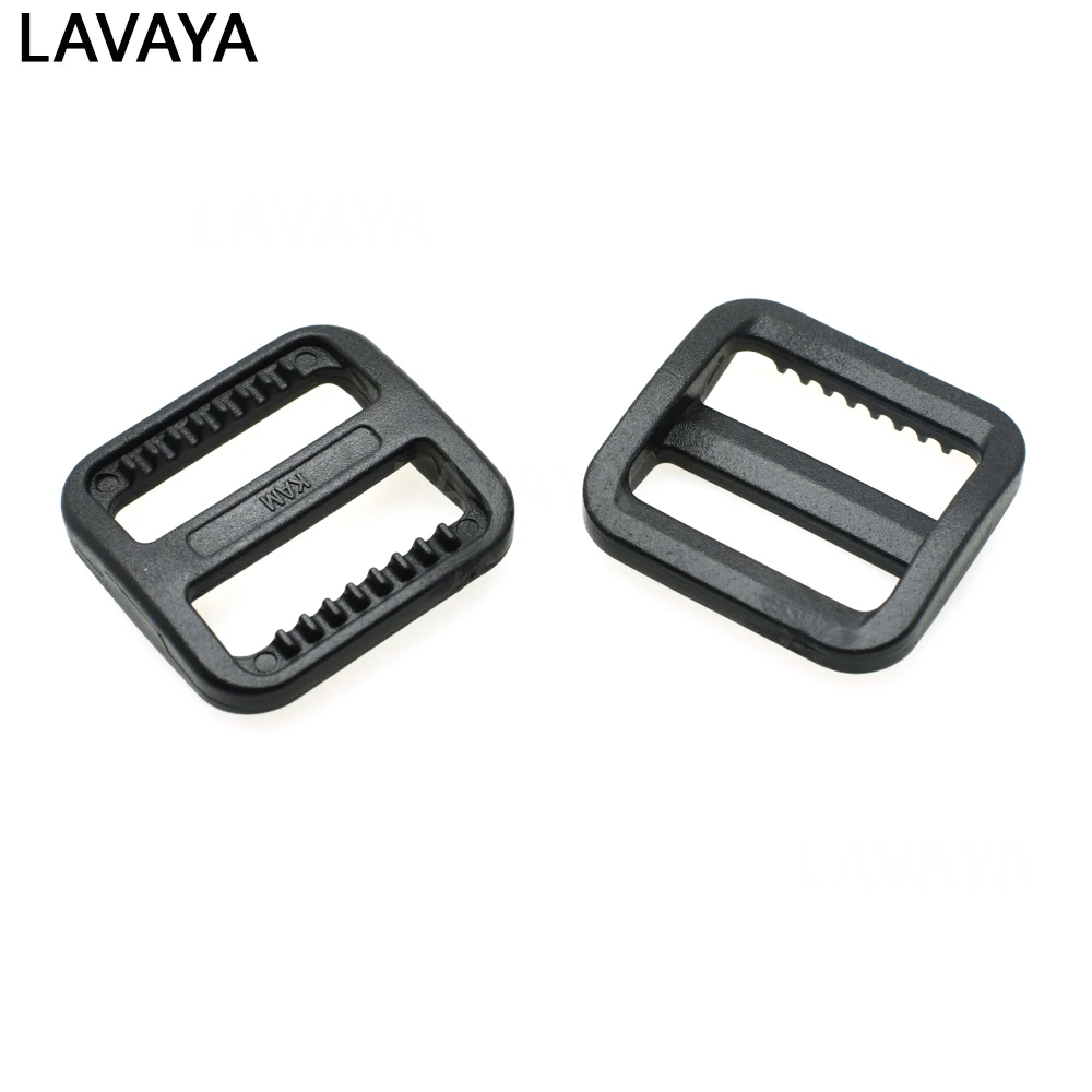 10pcs Plastic Tri-Glides Slider Adjustable Buckle Moll Tactical Bag Parts Webbing Size 10mm 15mm 20mm 25mm 30mm 38mm