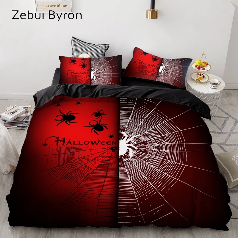 3D Print Duvet Cover Set Custom/King/Europe/USA,Bedding Set Queen/King,Quilt/Blanket Cover Set Halloween Vampire Mouth