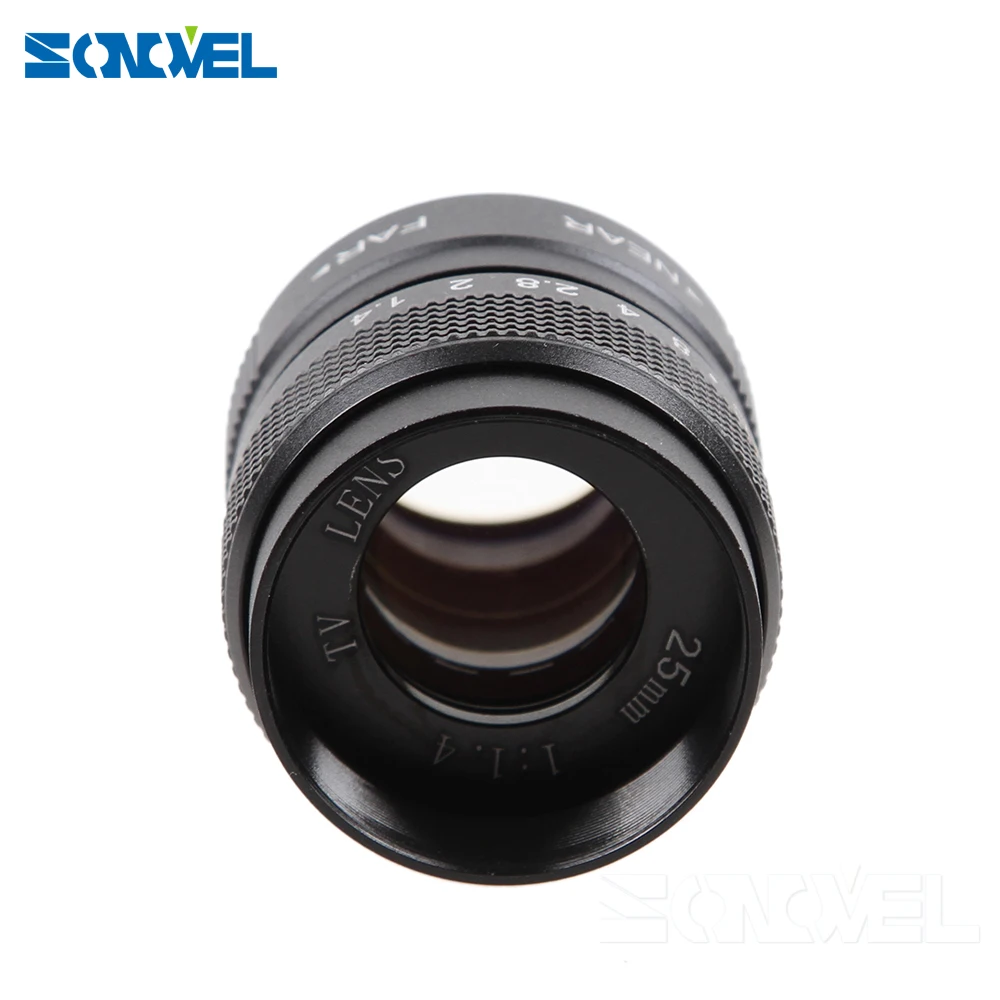 Fujian 25mm CCTV Camera Lens TV Movie Fixed Focus F1.4 C Mount for Sony NEX-3 C3 F3 5 5N 5R 5T 6 7 VG20 VG30 V900 Mirrorless