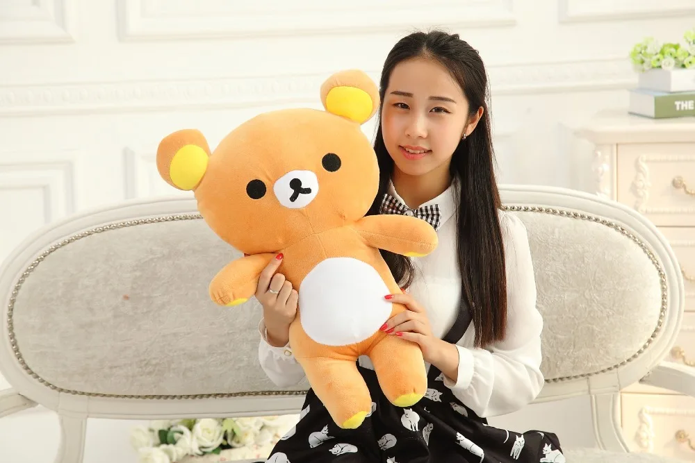 

about 65 cm relax bear plush toy Rilakkuma bear doll,gift b0069