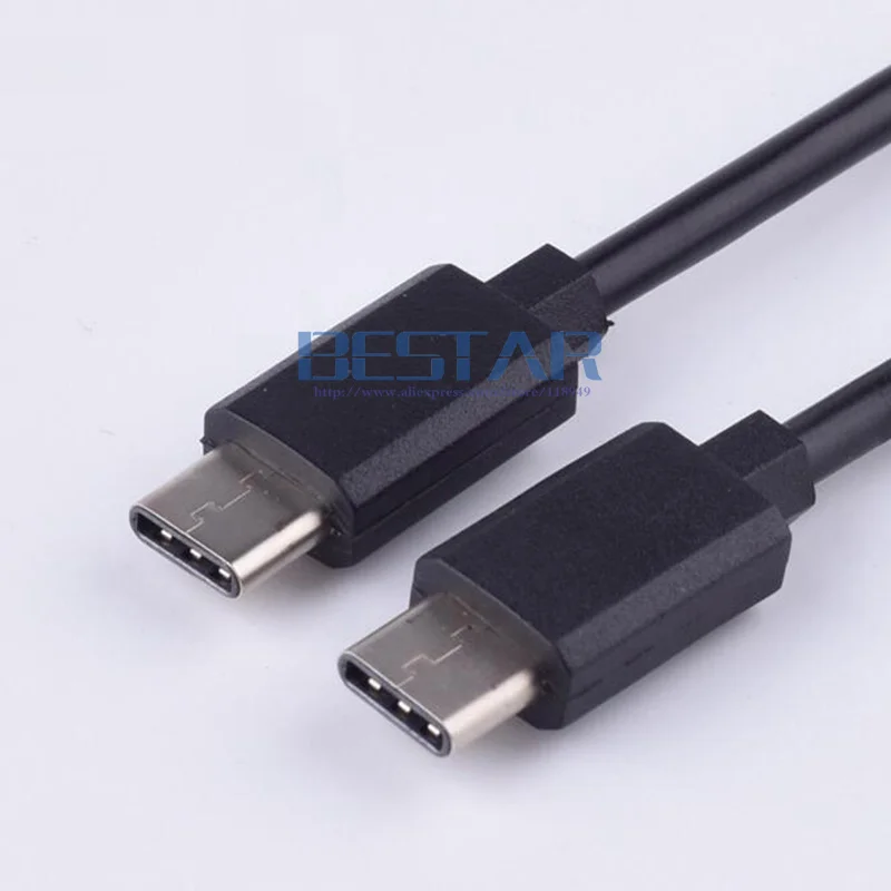 USB Type C Cable [3ft 1m ] Hi-speed USB Type-C to Type-C  Data Charging Cable 1m 3ft White & Black