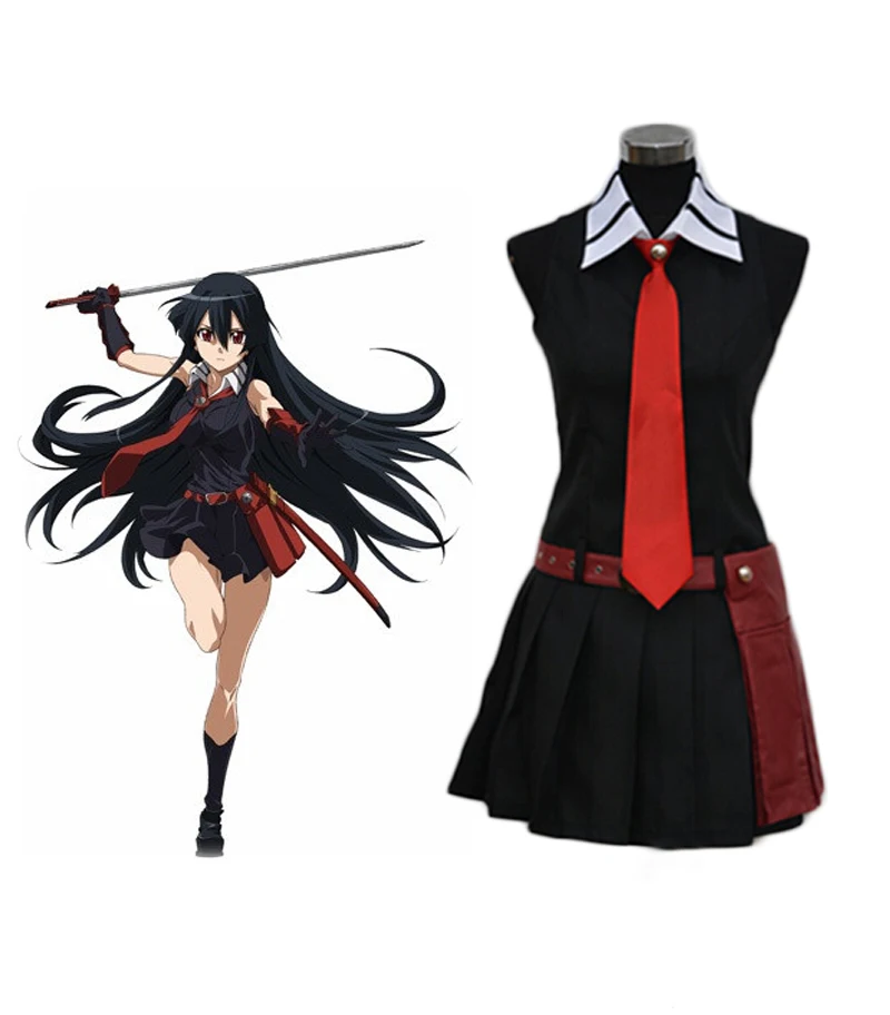 

Akame Dress Cosplay Akame Ga Kill Night Raid Akame Cosplay Costume Custom Made Any Size