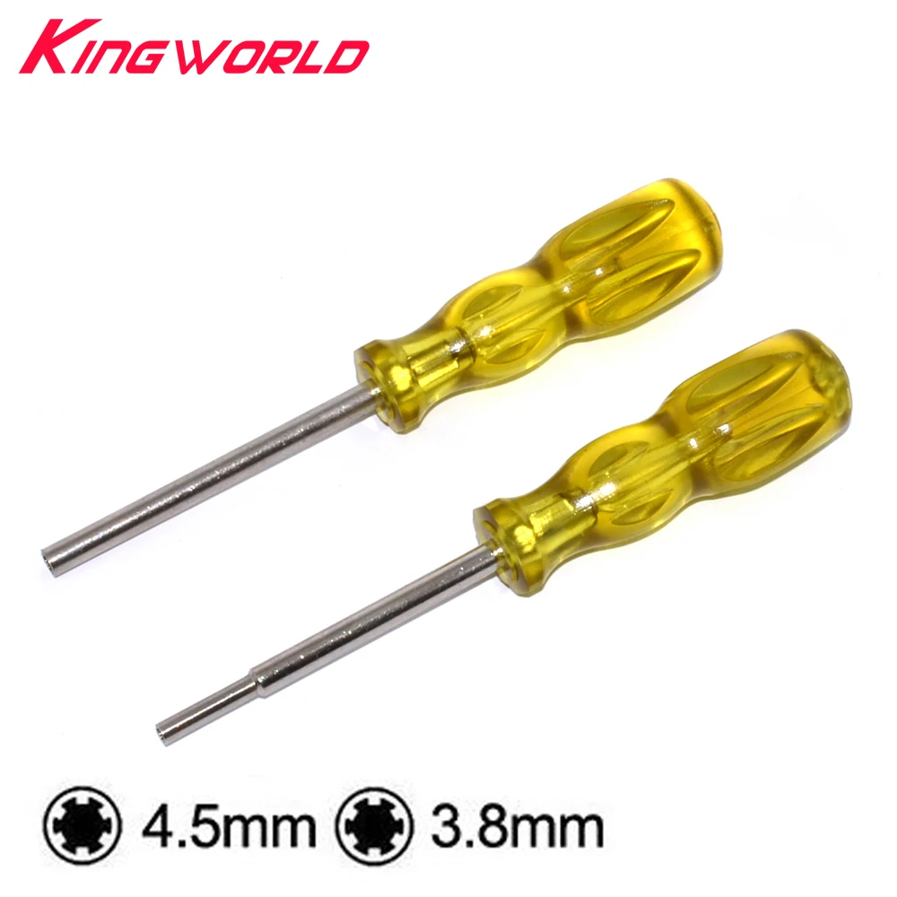 100sets 3.8mm 4.5mm Screwdriver Bit Screw Driver GameBit with Handle for N-ES S-NES N-GC for SEGA Game Cartridge