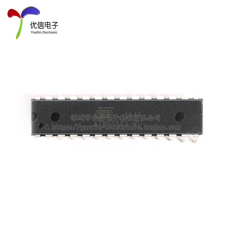 The original product is directly inserted into ATMEGA8A-PU AVR MCU /8K flash microcontroller DIP-28.