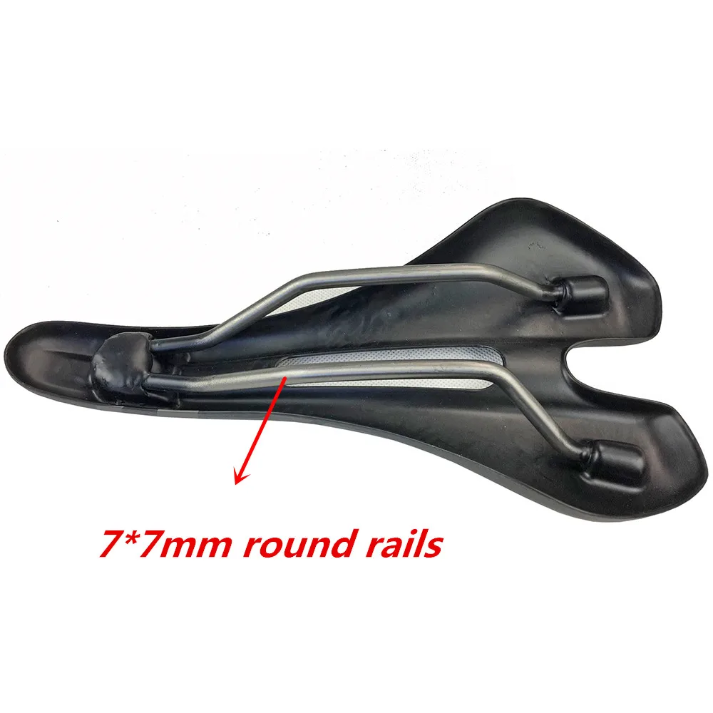 superlogic mountain bike full carbon saddle Titanium 7*7mm road bicycle saddle MTB front sella sillin seat 3k matte