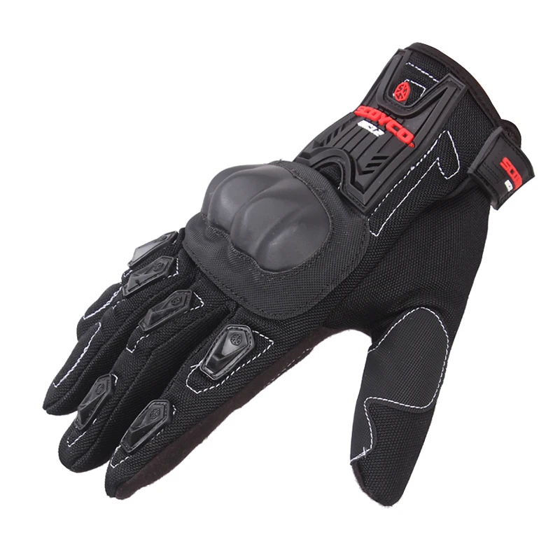 Scoyco Full Finger Carbon Safety Motorcycle Gloves Cycling Racing Riding Protective Glove MC12