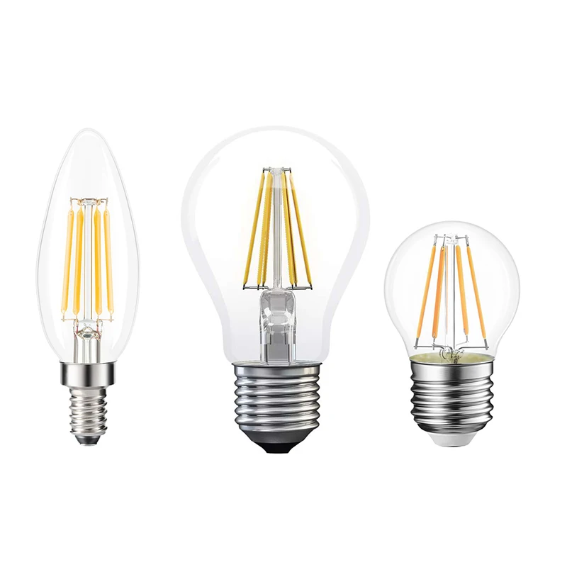 

3pcs LED Bulb E27 Lamp E14 220V 230V Filament Edison Vintage Candle Light Chandelier Incandescent