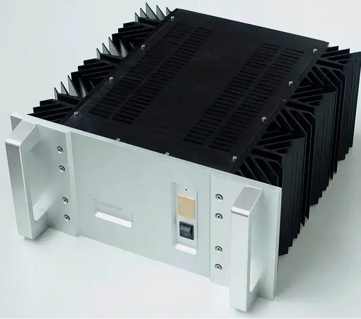 Chasis de amplificador de potencia, carcasa de aluminio grande, carcasa de amplificador de potencia/funda de amplificador de audio para el hogar DIY