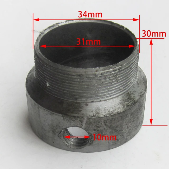 Adapter wolnego koła 31 mm Trójkołowy bez zębów Złącze wolnego koła 34 mm Gwint Akcesoria do rowerów elektrycznych