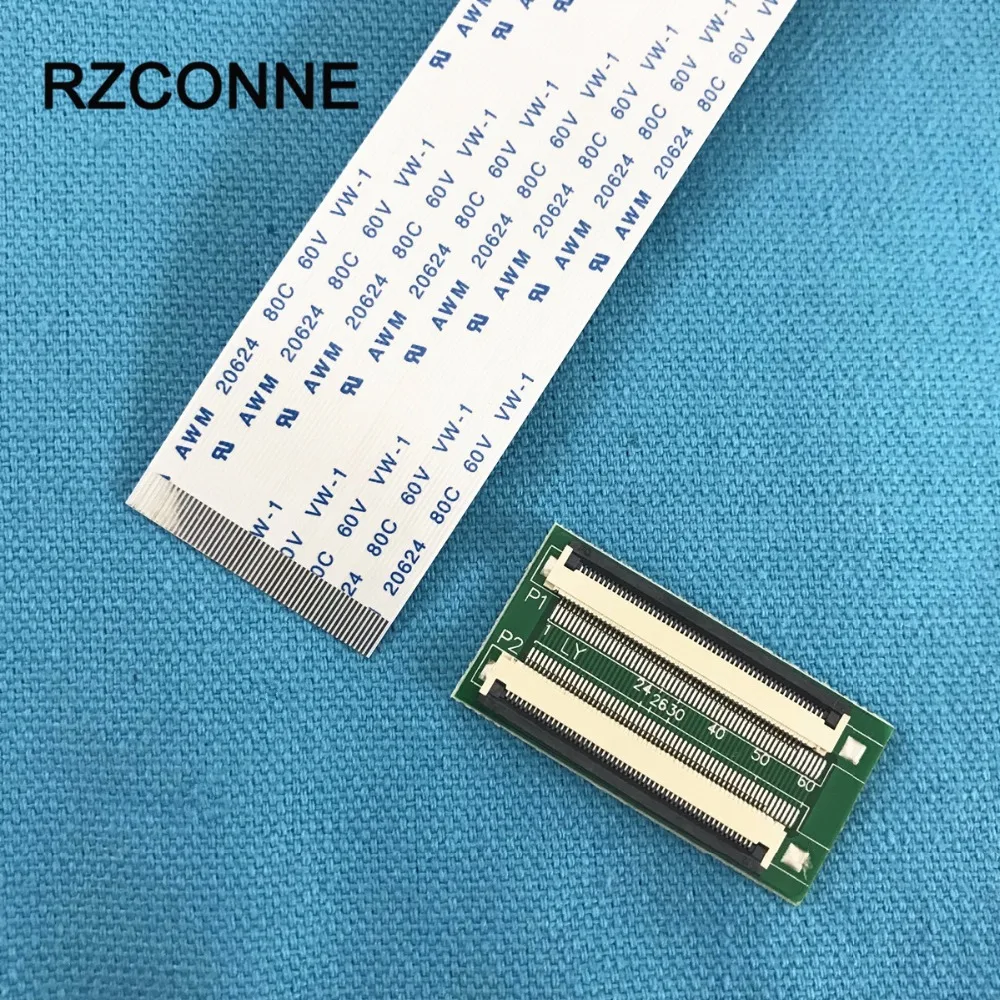 

Адаптер-коннектор ZIF 54-контактный (54Pin) с шагом 0,5 мм и удлинительным FFC-кабелем 100-500 мм, можно выбрать новый, 2 комплекта