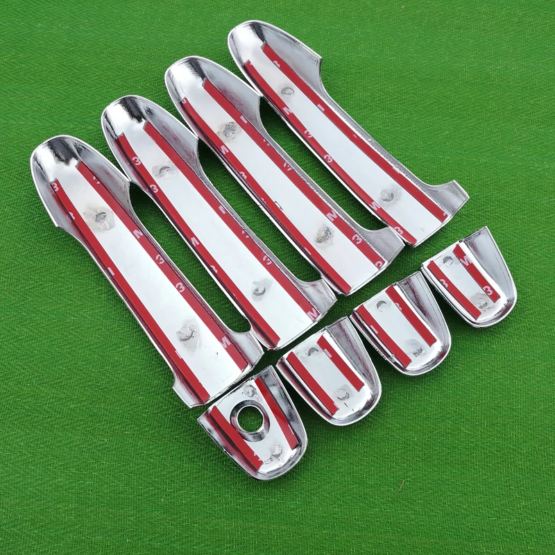 for Toyota Verso-S 2011-2017 Chrome Handle Cover Trim Set for Subaru Trezia Space Verso Ractis 2013 2015 Accessories Car Styling view 6