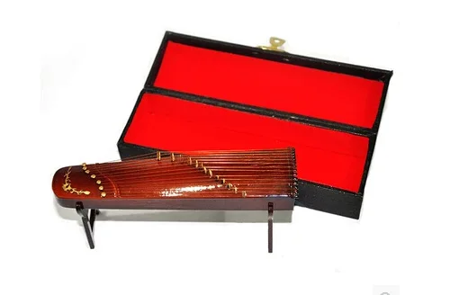 2023mini Zither Mini Musical Instrument Model Of Home Swing Sets Decoration Accessories Gift