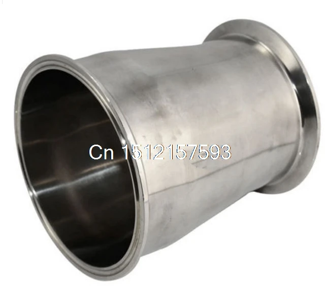 

102MM to63MM 4" to 2-1/2" Sanitary Ferrule Reducer Fitting SS316 Tri Clamp Type