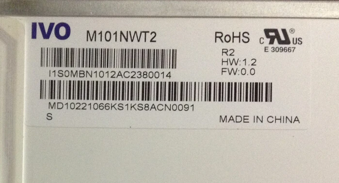 Frete grátis modelo de tela LCD original de 10,1 polegadas: M101MWT2