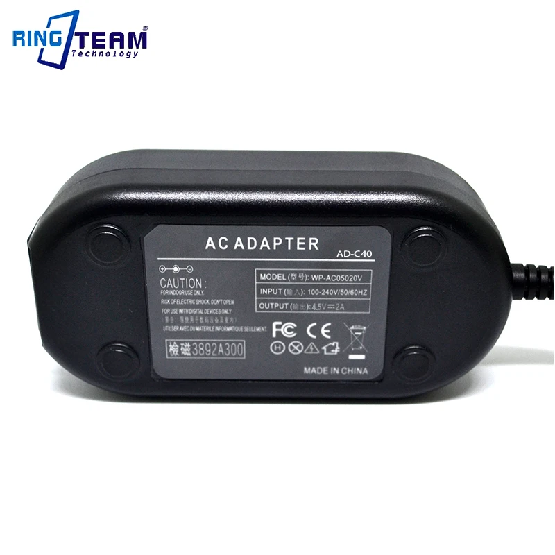 

10Sets/Lot Replacement Casio AD-C40 AD-C40J AD-C40DBA AC Power Adapter for Digital Cameras EX P505 P600 P700 QV R3 R4 Wholesale