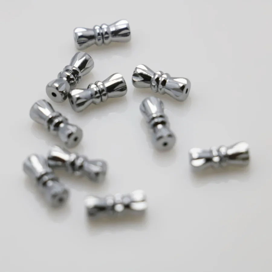 5PCS  Fittings For Accessory Metal Silver-plate Rotate Beads 11*4mm Machining Metal Parts For Bracelet Necklace Jewelry Making