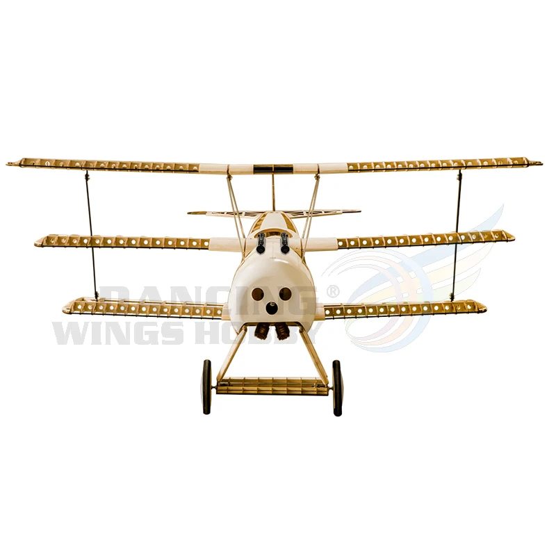 Classic Fokker Dr.I Balsa Wood Airplane 1.5M Laser Cut RC Plane Model Building Kit Electric&Gas Power Remote Control Aeroplane