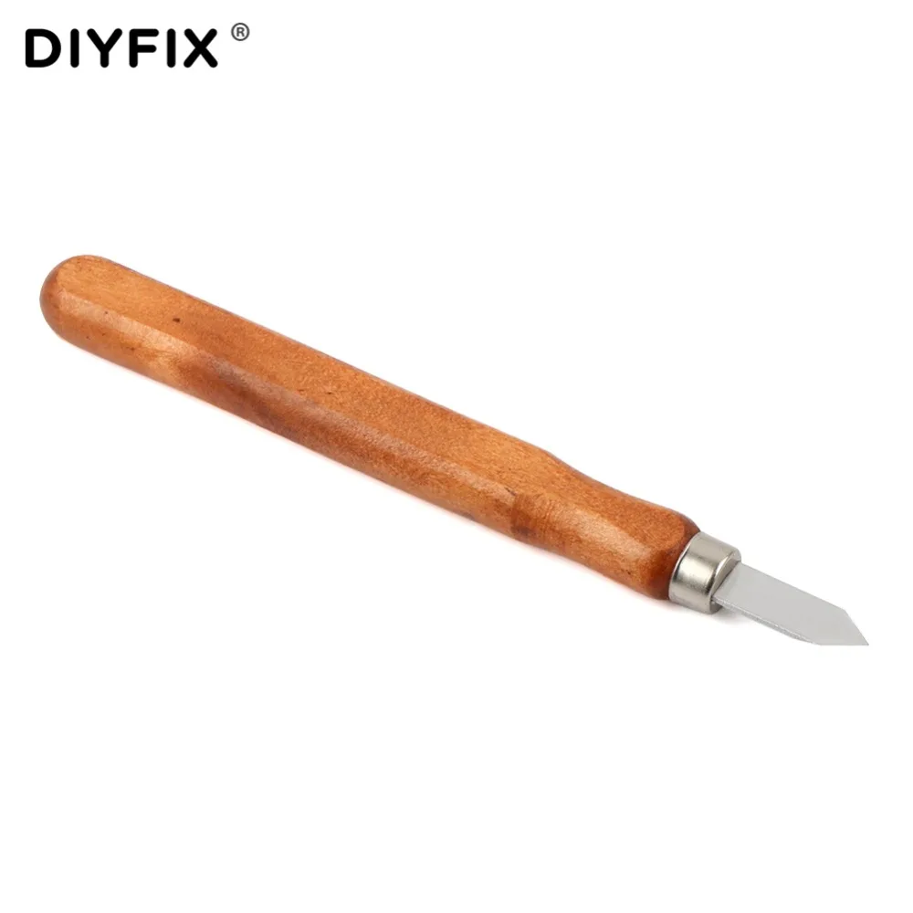 DIYFIX Woodcut Knife Scorper Wood Carving Tool Woodworking Hobby Arts Craft Cutter Scalpel DIY Pen Hand Tools