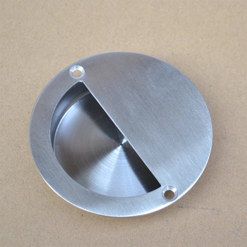 

Stainless Steel Embedded Cabinet Drawer Knob Furniture Wardrobe Shoe Closet Door Handle Round Cone Pull Hardware