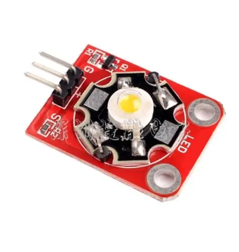 1PCS 3W LED Module High-Power with PCB Chassis for Arduino STM32 AVR