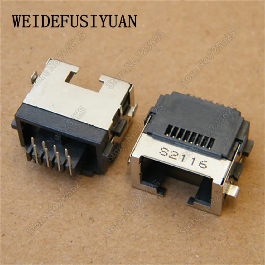 

10pcs/lot New Laptop LAN Jack Port for Asus A43 A53 U53F K43SV K53TA K53Z K43T A53BR A53SV RJ45 Connector