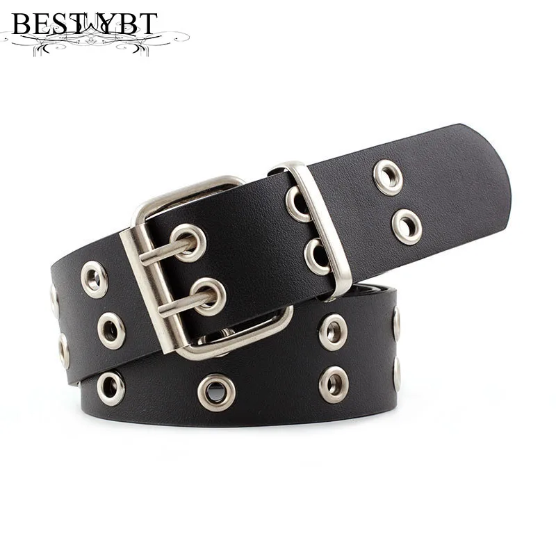 Best YBT Women Belt Imitation Leather Pin Buckle Belt New Punk Wind Jeans Fashion Individual Decorative Belt Chain Women Belt