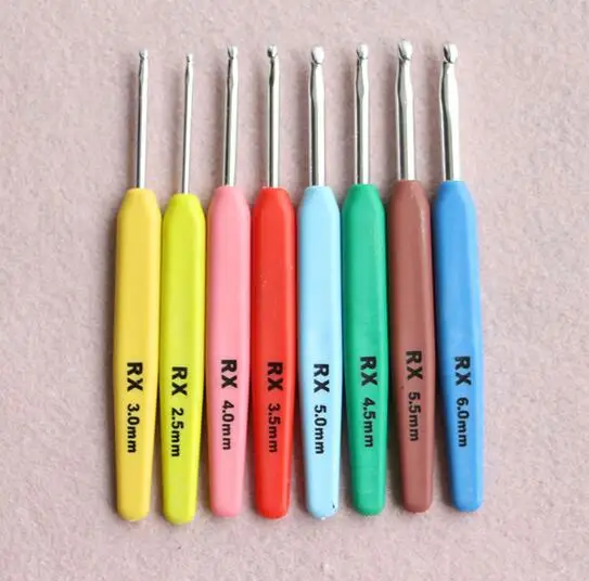 20sets Multi-colour 16pcs Aluminum Set Crochet Hooks Needles Knit Weave Craft Yarn For Home Sewing Needlecrafts