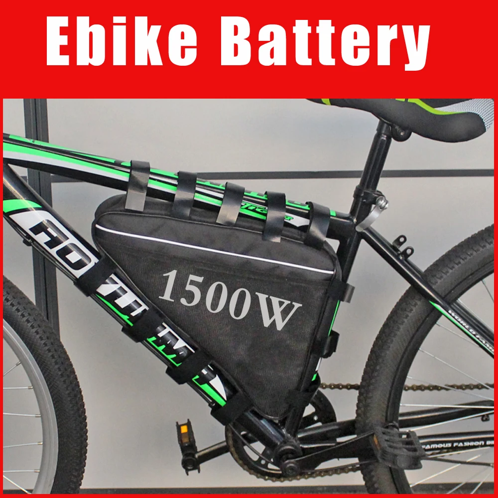 

Triangle ebike battery 48v 52v 20ah Lithium battery pack With 3A Charger for 2000W 1000W 750W 48V 52V Triangle Battery