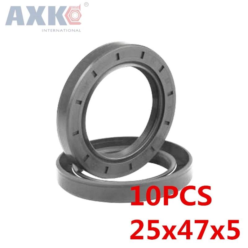 AXK  10pcs  TC25x47x5  Skeleton Oil Seal 25*47*5 Seals  high-quality Seals Radial shaft seals