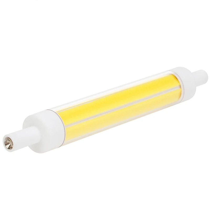 lampada led super brilhante de 25w cob 118 mm j118 lampadas ceramicas regulaveis substituicao 100w lampada holofote incandescente 220v 240v 01