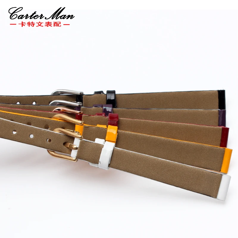 New High quality 6mm 8mm 10mm cowhide small size watchband watch strap for Fossi Women's Bracelet image 5