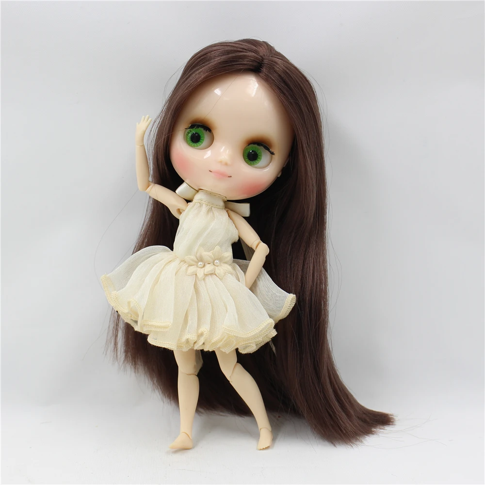 Middie blyth boneca derss colorida apenas para o meio de 20cm renda elegante fofa