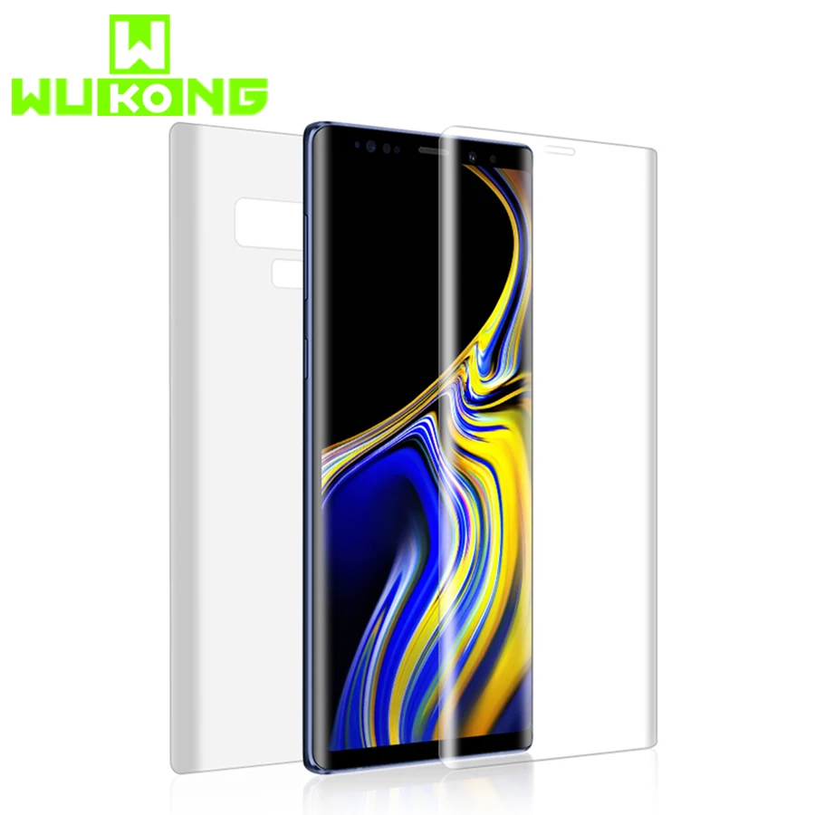 

Transparent Back+Front Screen Protector For Samsung S9 Plus S8 Full Cover TPU Soft Hydrogel Film For Samsung Note9 S10e S10 Plus