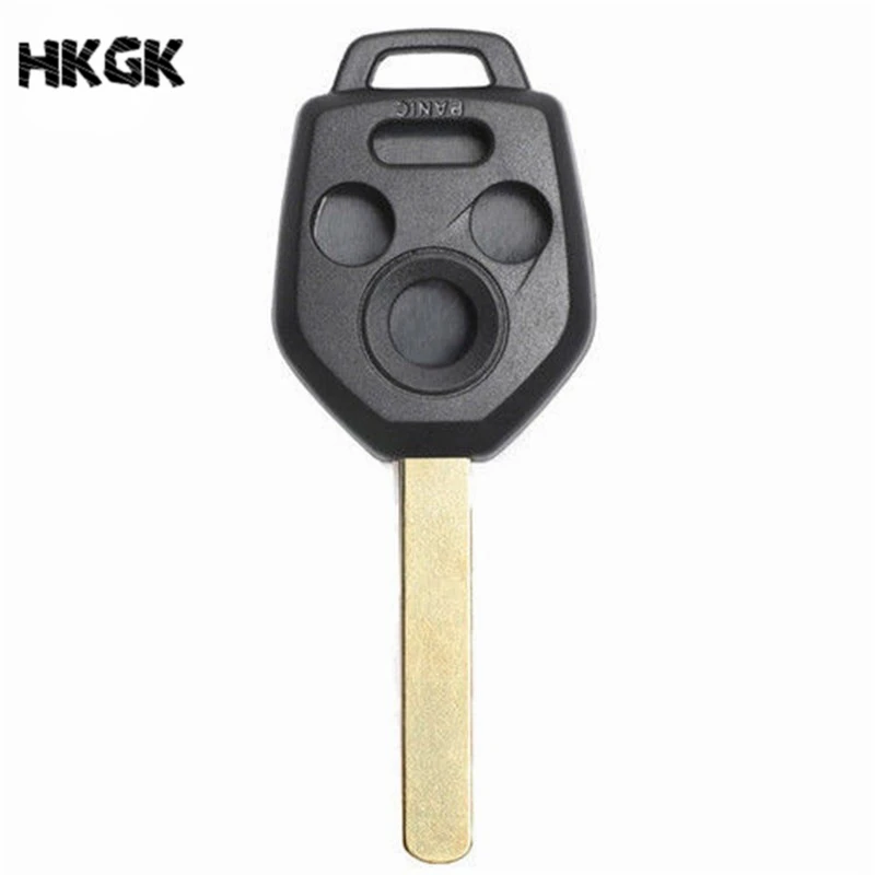 10pcs/lot 3 Button Uncut Remote Key Shell Case with NO. 65 Uncut Blade for Subaru Legacy Outback XV Forester