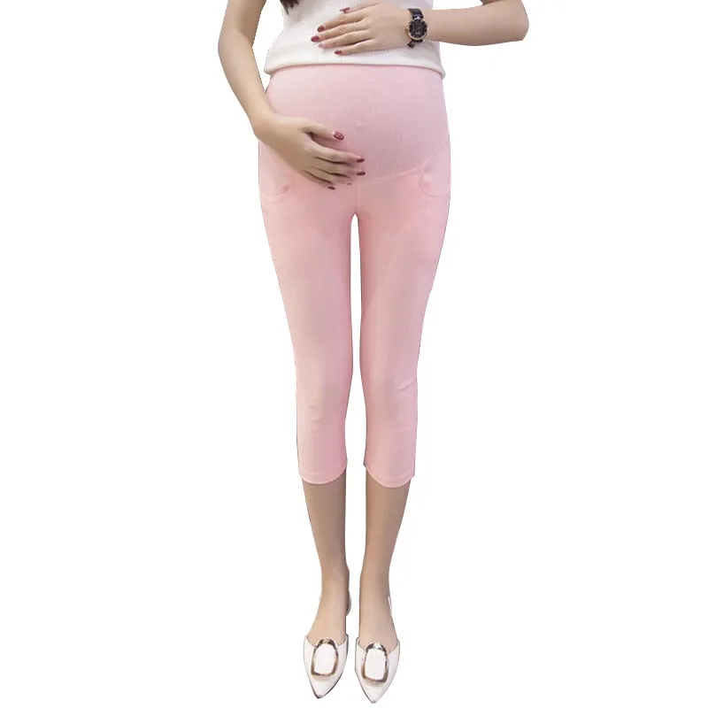 

Pencil Skinny Pants Maternity Shorts Elasticity Seven Casual Pregnancy Clothes Capris Trousers For Pregnant Women gravida roupa