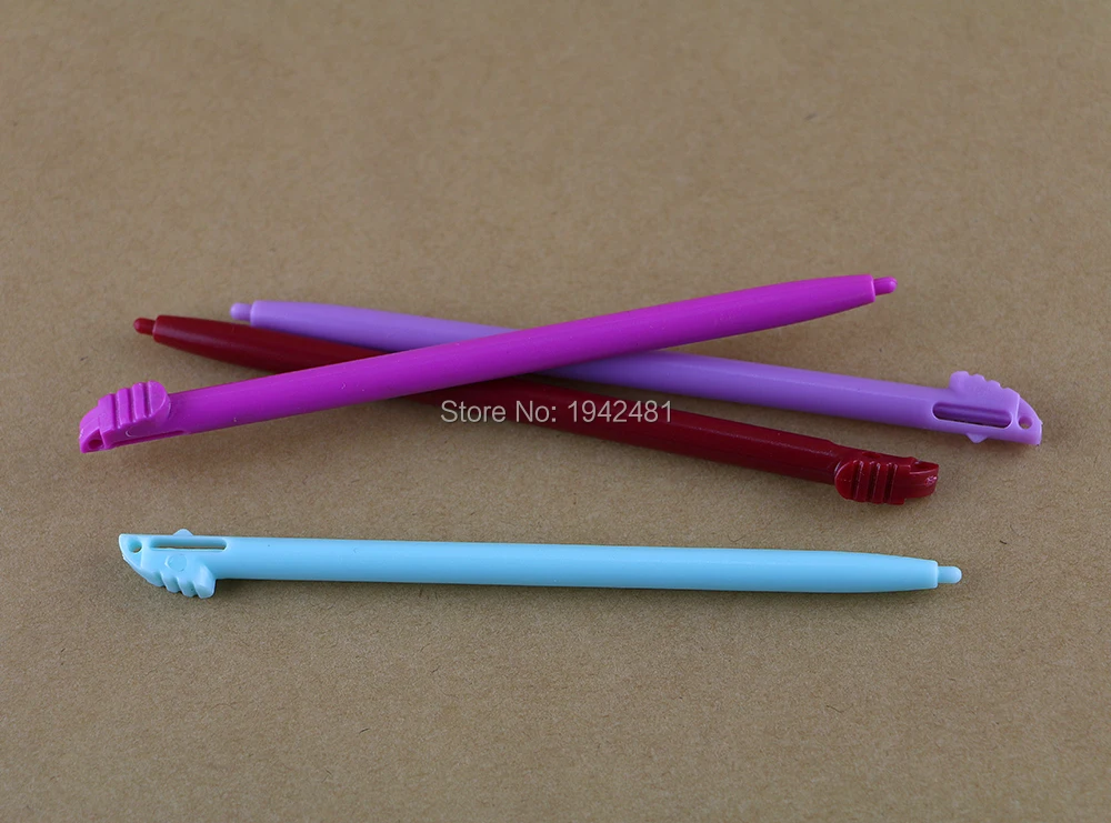 3DS XL LL 3DSXL 3DSLL용 다채로운 플라스틱 터치 스크린 스타일러스 펜 500개