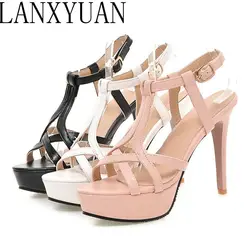 2017 Summer Sexy Fashion Big Size 34- 45 Sandals Ladies Lady Shoes High Heel Women Party Super Pumps M51