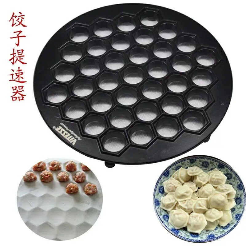 Miễn phí vận chuyển Một thời gian 37 cái khuôn bánh bao nhà sản xuất gyoza khuôn